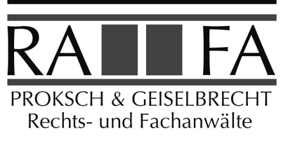 Logo RA-FA Proksch _ Geiselbrecht Rechts- und Fachanwälte